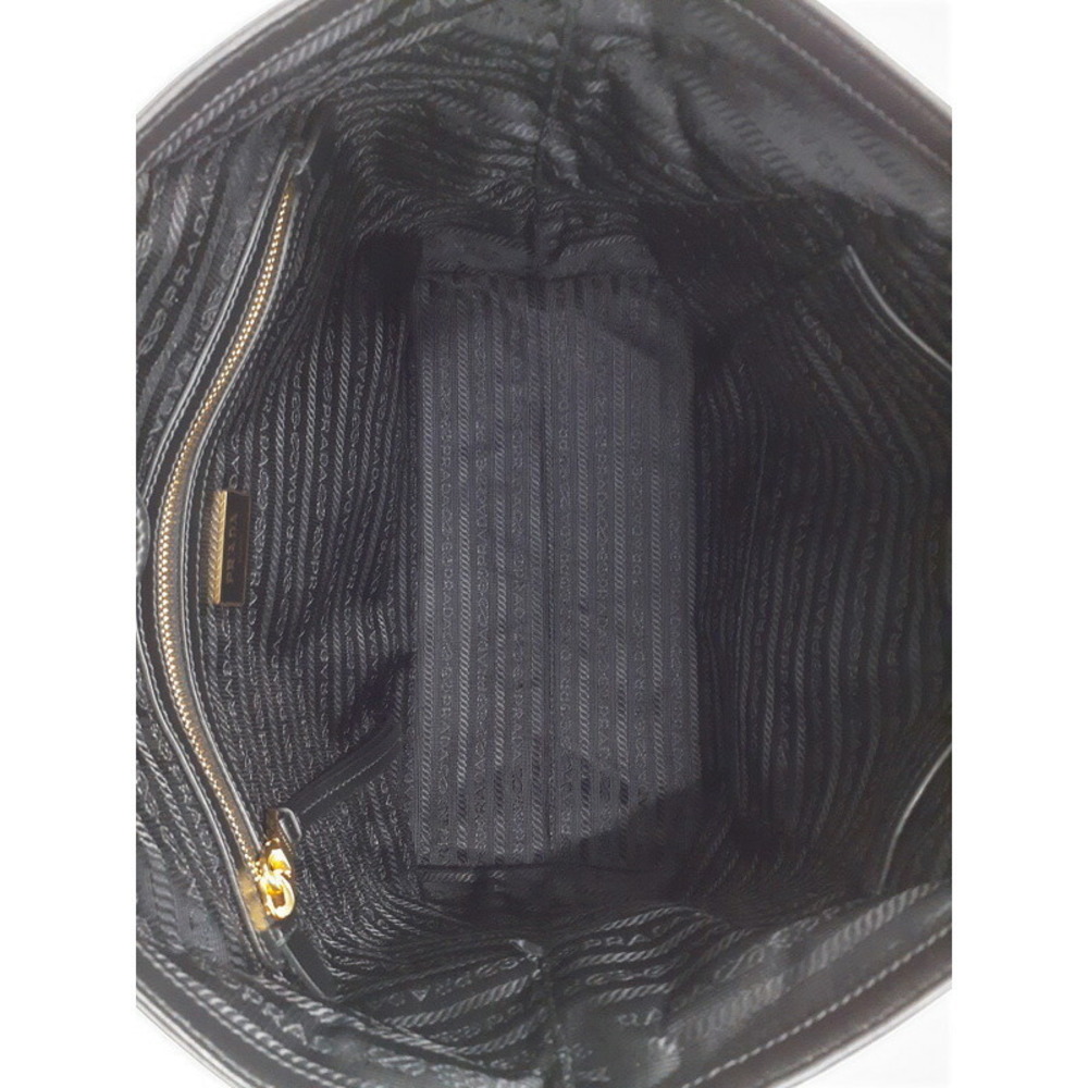 Prada Black Vela Shoulder Bag Tessuto Tote - Picture 3 of 9